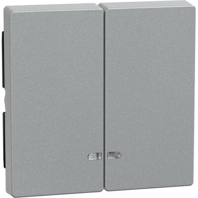 Merten, Zubehör Schalterprogramm, Serienwippe MEG3420-0460 aluminium System M Merten, Zubehör Schalterprogramm, Serienwippe MEG3420-0460 aluminium System M
