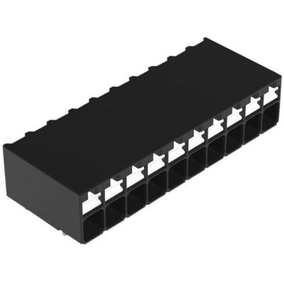 Wago, Zubehör Elektroinstallation, 2086-1210 Printklemme 1.50mm² Polzahl (num) 10 Schwarz Wago, Zubehör Elektroinstallation, 2086-1210 Printklemme 1.50mm² Polzahl (num) 10 Schwarz