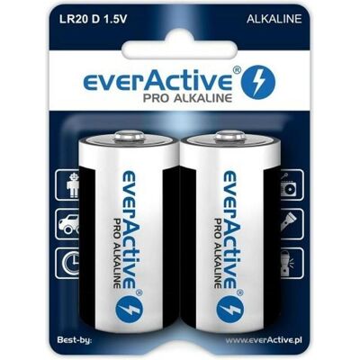 Everactive Pro Alkaline (2 Stk., D), Batterien + Akkus Everactive Pro Alkaline (2 Stk., D), Batterien + Akkus