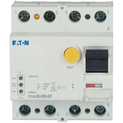 Eaton, Schutzschalter, FEHLERSTROMSCHALTER (FRCDM-63/4/003-G/F) Eaton, Schutzschalter, FEHLERSTROMSCHALTER (FRCDM-63/4/003-G/F)