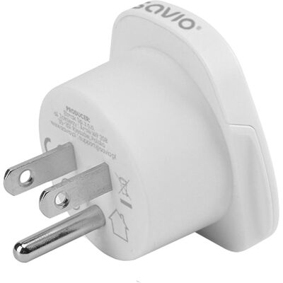 Savio, Reiseadapter, AP-07 Netzteil & Spannungsumwandler Universal 2500 W Weiss Savio, Reiseadapter, AP-07 Netzteil & Spannungsumwandler Universal 2500 W Weiss
