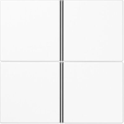 JUNG, Zubehör Schalterprogramm, Tastensatz komplett LS 404 TSA WW 4fach weiss JUNG, Zubehör Schalterprogramm, Tastensatz komplett LS 404 TSA WW 4fach weiss