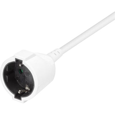 Deltaco Verlängerungskabel, GT-0901 power extension 1 AC outlet(s) Indoor White (5 m, CEE 7/3, CEE 7/7) Deltaco Verlängerungskabel, GT-0901 power extension 1 AC outlet(s) Indoor White (5 m, CEE 7/3, CEE 7/7)
