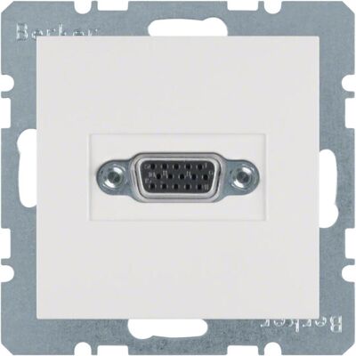 Hager, Steckdose, Gniazdo VGA snieznobialy 3315411909 Hager, Steckdose, Gniazdo VGA snieznobialy 3315411909