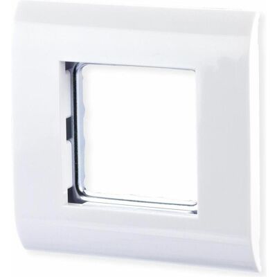 Metz Zubehör Schalterprogramm, Rahmen 80x80 mm für 45x45 mm weiss Metz Zubehör Schalterprogramm, Rahmen 80x80 mm für 45x45 mm weiss