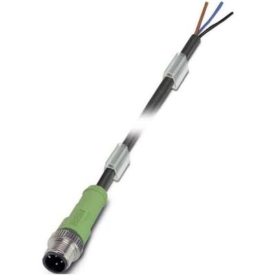 Phoenix Contact SAC-3P-M12MS/1,5-PUR, Elektronikkabel + Stecker, Schwarz Phoenix Contact SAC-3P-M12MS/1,5-PUR, Elektronikkabel + Stecker, Schwarz