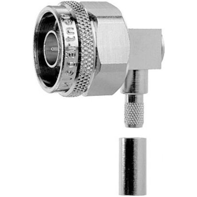 Telegärtner N-Winkelstecker, Elektronikkabel + Stecker, Weiss Telegärtner N-Winkelstecker, Elektronikkabel + Stecker, Weiss