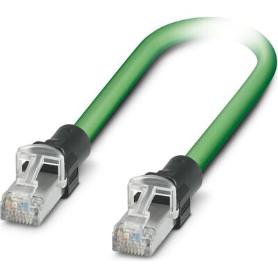 Phoenix Contact Patch-Kabel, Elektronikkabel + Stecker, Grün Phoenix Contact Patch-Kabel, Elektronikkabel + Stecker, Grün