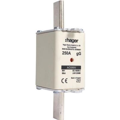 Hager, Sicherung, LNH1250M6 (250 A) Hager, Sicherung, LNH1250M6 (250 A)