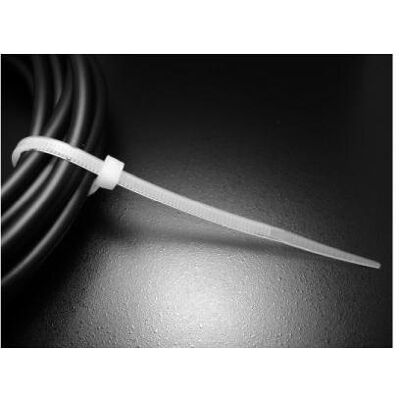 Tecline, Kabelbinder, Kabelbinder, 100 x 2,6 mm, weiss, VE 1000 Stück Zum Bündeln und Befestigen von Kabeln (100 mm, 1000 Stk.) Tecline, Kabelbinder, Kabelbinder, 100 x 2,6 mm, weiss, VE 1000 Stück Zum Bündeln und Befestigen von Kabeln (100 mm, 1000 Stk.)