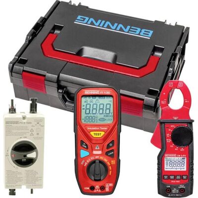 Benning, Multimeter, Gerätetester-Set PV 1000 SET (CAT IV 1000V, CAT IV 600V, Zangenstrommesser) Benning, Multimeter, Gerätetester-Set PV 1000 SET (CAT IV 1000V, CAT IV 600V, Zangenstrommesser)