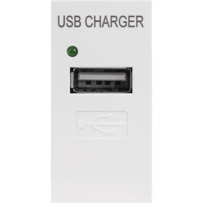 MACLEAN MCE727W USB-Steckdose mit Ladegerät - Single, Weiß MACLEAN MCE727W USB-Steckdose mit Ladegerät - Single, Weiß