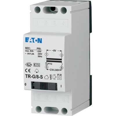 Eaton, Zubehör Gebäudesicherheit, Transformator, 230V, 8V, 1A 272482 Eaton, Zubehör Gebäudesicherheit, Transformator, 230V, 8V, 1A 272482
