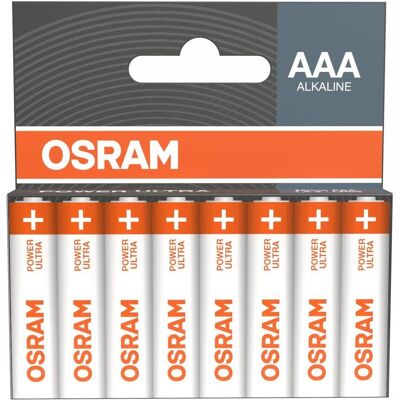 Osram Batterie Power X-treme AAA Mignon LR03,8er Box (8 Stk., AAA), Batterien + Akkus Osram Batterie Power X-treme AAA Mignon LR03,8er Box (8 Stk., AAA), Batterien + Akkus