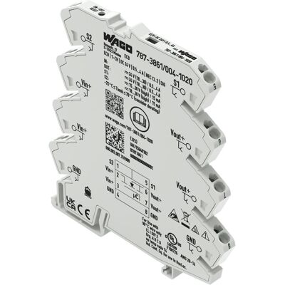 Wago, Systemstromversorgung, 787-3861/004-1020 Elektronischer Schutzschalter,1-kanalig Wago, Systemstromversorgung, 787-3861/004-1020 Elektronischer Schutzschalter,1-kanalig