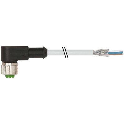 Murr Elektronik M12 Bu. gew. geschirmt mit freiem Ltg.-ende PUR-OB 4x0.34 geschirmt 10m, Elektronikkabel + Stecker, Grau Murr Elektronik M12 Bu. gew. geschirmt mit freiem Ltg.-ende PUR-OB 4x0.34 geschirmt 10m, Elektronikkabel + Stecker, Grau