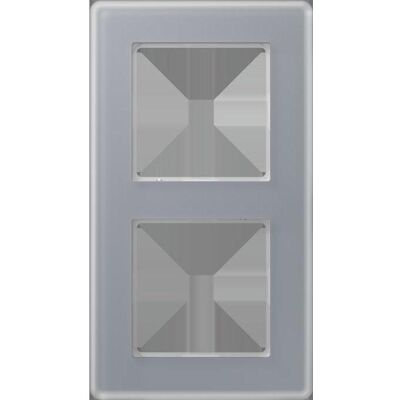 JUNG, Zubehör Schalterprogramm, AV582GLMKG Glasrahmen 2f JUNG, Zubehör Schalterprogramm, AV582GLMKG Glasrahmen 2f