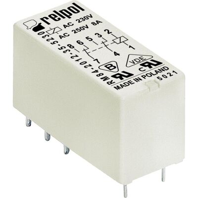 Relpol Miniaturrelais RM84-2012-35-5230 (604622), Relais Relpol Miniaturrelais RM84-2012-35-5230 (604622), Relais