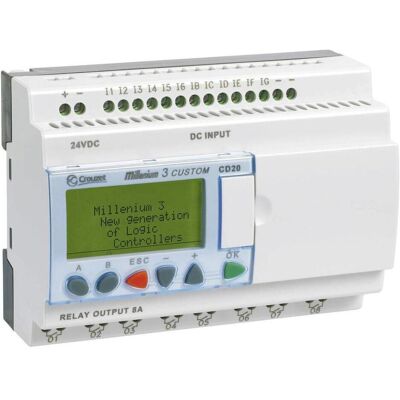 Crouzet Prozessmodul Millenium 3 20I/O 24VDC, Relais Crouzet Prozessmodul Millenium 3 20I/O 24VDC, Relais