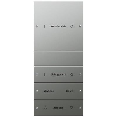 Gira, Zubehör Schalterprogramm, Wippenset 4f (1+3) beschr. System 55 2134602 Gira, Zubehör Schalterprogramm, Wippenset 4f (1+3) beschr. System 55 2134602