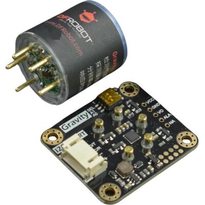 DFRobot Gravity CO Sensor 0-1000ppm I2C und UART, Entwicklungsboard + Kit DFRobot Gravity CO Sensor 0-1000ppm I2C und UART, Entwicklungsboard + Kit