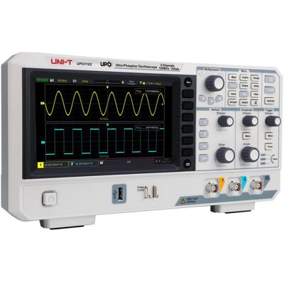 Uni-T, Multimeter, UT UPO1102 - Digital-Speicher-Oszilloskop 100 MHz 2 Kanäle Uni-T, Multimeter, UT UPO1102 - Digital-Speicher-Oszilloskop 100 MHz 2 Kanäle