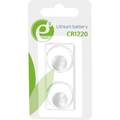 Gembird EG-BA-CR1220-01 Energenie Button (2 Stk., CR1220, 40 mAh), Batterien + Akkus Gembird EG-BA-CR1220-01 Energenie Button (2 Stk., CR1220, 40 mAh), Batterien + Akkus
