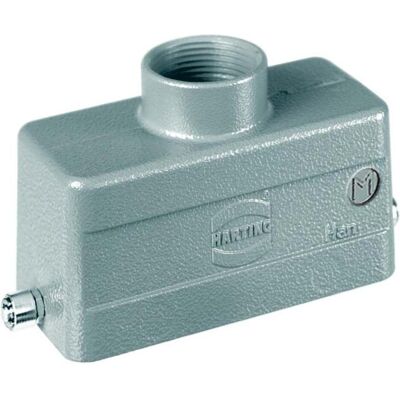 Harting Muffe HAN 16 B M25 oben, für 1 Hänger, Elektronikkabel + Stecker, Grau Harting Muffe HAN 16 B M25 oben, für 1 Hänger, Elektronikkabel + Stecker, Grau
