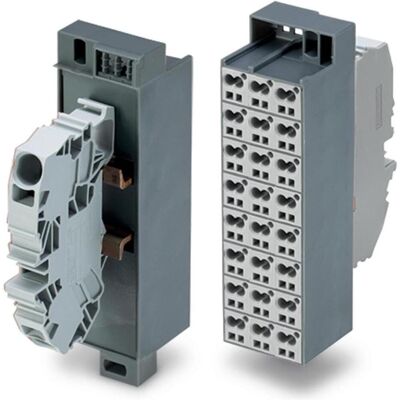 Wago PotentialblockAufdruck1-24 (Gehäuse), Elektronikzubehör + Gehäuse, Grau Wago PotentialblockAufdruck1-24 (Gehäuse), Elektronikzubehör + Gehäuse, Grau