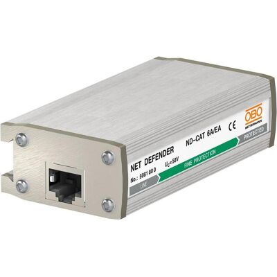 OBO Bettermann, Überspannungsschutz, ND-CAT6A/EA Net Defender f.Klasse EA/CAT6A 58V 5081800 OBO Bettermann, Überspannungsschutz, ND-CAT6A/EA Net Defender f.Klasse EA/CAT6A 58V 5081800