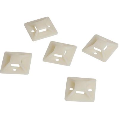 LogiLink, Kabelbinder, Kabelbinderhalterungen, selbstklebend Kabelbinderaufnahme: 9 (Befestigungsschlaufen, 100 Stk.) LogiLink, Kabelbinder, Kabelbinderhalterungen, selbstklebend Kabelbinderaufnahme: 9 (Befestigungsschlaufen, 100 Stk.)