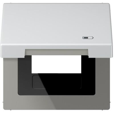 JUNG, Zubehör Schalterprogramm, Klappdeckel LS alu AL2990KLUSB JUNG, Zubehör Schalterprogramm, Klappdeckel LS alu AL2990KLUSB