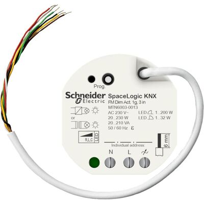 Schneider Electric MTN6003-0013 SpaceLogic KNX Dimmaktor - Universell - Szene- Sicher Schneider Electric MTN6003-0013 SpaceLogic KNX Dimmaktor - Universell - Szene- Sicher