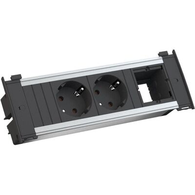 Bachmann, Steckdosenleiste, Kapsa Steckdose Typ F (2x, CEE 7/3) Bachmann, Steckdosenleiste, Kapsa Steckdose Typ F (2x, CEE 7/3)