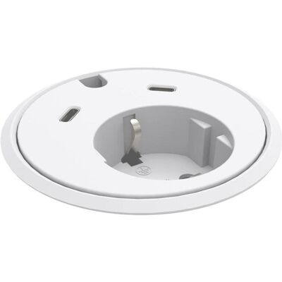 Formingfunction, Steckdose, Formingf. Powerdot 17 W 1 socket type F, 2 USB-C Formingfunction, Steckdose, Formingf. Powerdot 17 W 1 socket type F, 2 USB-C