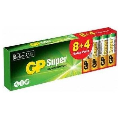 GP Batteries Batteries Gp Super Alk AA 12pcs. (12 Stk., Gerätespezifisch), Batterien + Akkus GP Batteries Batteries Gp Super Alk AA 12pcs. (12 Stk., Gerätespezifisch), Batterien + Akkus