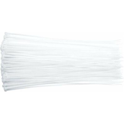 Toya, Kabelbinder, Klebeband 100 x 2,5 mm 100 Stück weiss (Kunststoffkabelbinder, 100 Stk.) Toya, Kabelbinder, Klebeband 100 x 2,5 mm 100 Stück weiss (Kunststoffkabelbinder, 100 Stk.)