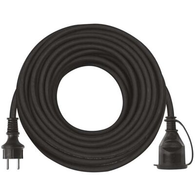 Emos, Verlängerungskabel, Verlängerungskabel 1-fach mit 20m /H07RN-F 3x1,5/ schwarz (P01720) (20 m, CEE 7/4) Emos, Verlängerungskabel, Verlängerungskabel 1-fach mit 20m /H07RN-F 3x1,5/ schwarz (P01720) (20 m, CEE 7/4)