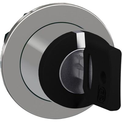 Schneider Electric Frontelement f Schlüsselschalter ZB4FO30mm ZB4FG05, Schalter + Taster, Schwarz Schneider Electric Frontelement f Schlüsselschalter ZB4FO30mm ZB4FG05, Schalter + Taster, Schwarz