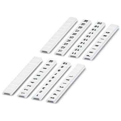 Contact Phoenix – Kontakt Terminal-Marke ZBF 5, 0810821: 0082, Elektronikkabel + Stecker, Weiss Contact Phoenix – Kontakt Terminal-Marke ZBF 5, 0810821: 0082, Elektronikkabel + Stecker, Weiss