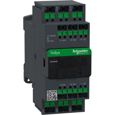 Schneider Leistungsschütz LC1D LC1D32ABL 3p +1S+1Ö 15 kW 32 A 400VAC3 Spule, Relais Schneider Leistungsschütz LC1D LC1D32ABL 3p +1S+1Ö 15 kW 32 A 400VAC3 Spule, Relais
