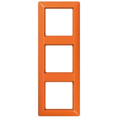 JUNG AS 583 BF O - Rahmen 3-fach - Orange - Bruchsicher JUNG AS 583 BF O - Rahmen 3-fach - Orange - Bruchsicher