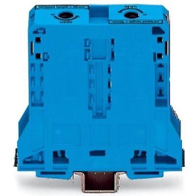 Wago DIN-schienenklemme blau 25 - 95 mm², Elektronikzubehör + Gehäuse, Blau Wago DIN-schienenklemme blau 25 - 95 mm², Elektronikzubehör + Gehäuse, Blau