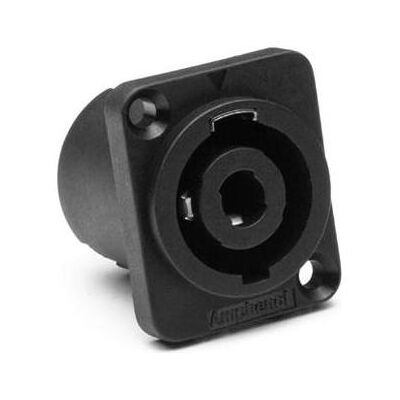 Amphenol 4 pole SP series Loudspeaker Socket in D shell, Audio Stecker Amphenol 4 pole SP series Loudspeaker Socket in D shell, Audio Stecker