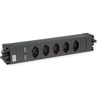 Bachmann, Steckdosenleiste, STEP BASE 5xT13 GST18 (5x, GST18, Typ 13) Bachmann, Steckdosenleiste, STEP BASE 5xT13 GST18 (5x, GST18, Typ 13)