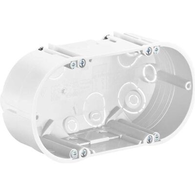 Kaiser Abzweigdose, KAI 9062-77 HW-Doppelschalterdose Halogenfrei Kaiser Abzweigdose, KAI 9062-77 HW-Doppelschalterdose Halogenfrei