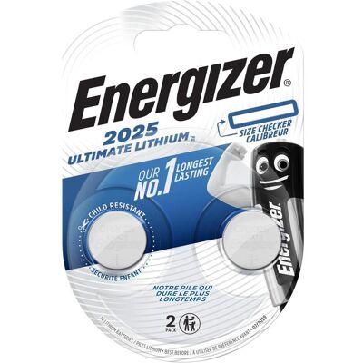 Energizer Ultimate Lithium (2 Stk., CR2025, 155 mAh), Batterien + Akkus Energizer Ultimate Lithium (2 Stk., CR2025, 155 mAh), Batterien + Akkus