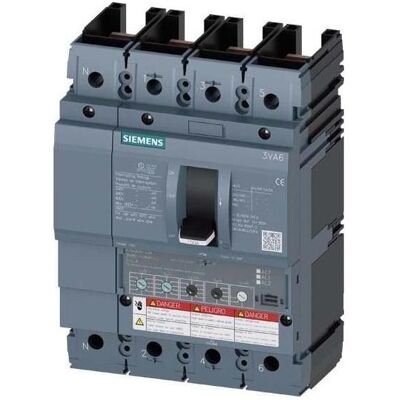 Siemens Schutzschalter, Leistungsschalter 100A 4p 40-100A/In 3VA6110-7HN41-2AA0 Siemens Schutzschalter, Leistungsschalter 100A 4p 40-100A/In 3VA6110-7HN41-2AA0