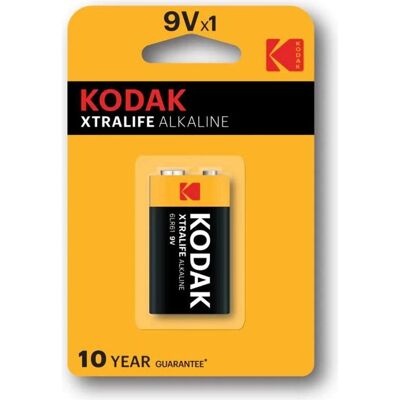 Kodak Xtralife - Einwegbatterie - 9V - Alkali - 9 V - 1 Stück(e) - 460 mAh (1 Stk., 9V Block, 460 mAh), Batterien + Akkus Kodak Xtralife - Einwegbatterie - 9V - Alkali - 9 V - 1 Stück(e) - 460 mAh (1 Stk., 9V Block, 460 mAh), Batterien + Akkus