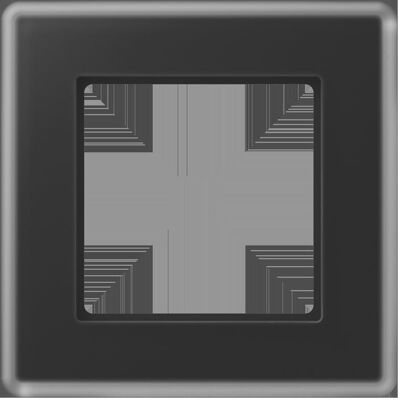 JUNG, Zubehör Schalterprogramm, AV581GLMSW Glasrahmen 1f JUNG, Zubehör Schalterprogramm, AV581GLMSW Glasrahmen 1f